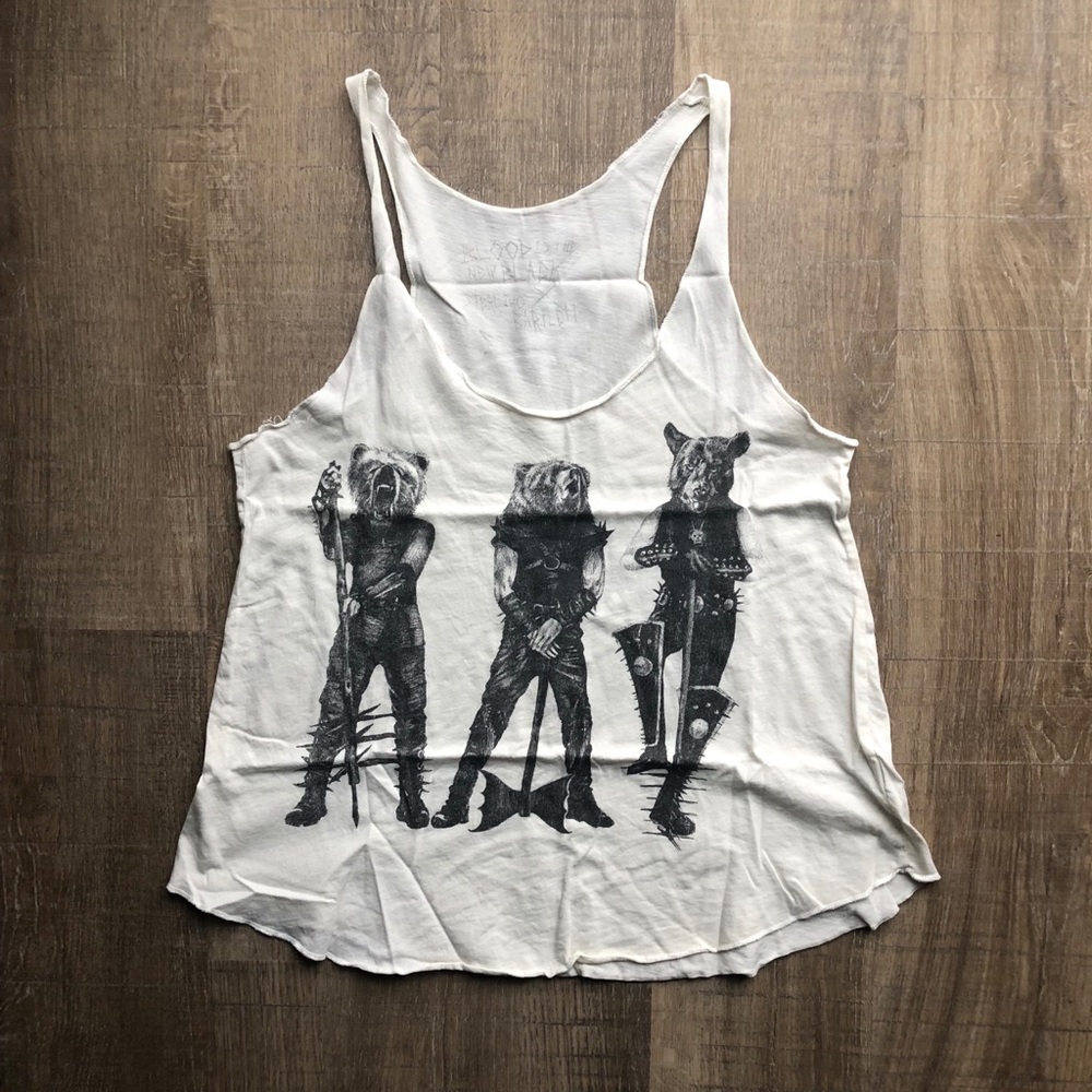 Bear band tank top